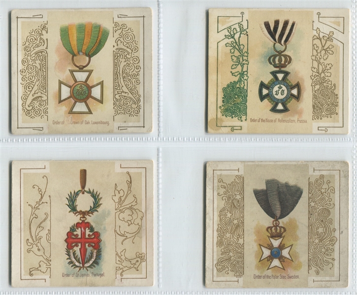 N44 Allen & Ginter World's Decorations lot of (16) Cards