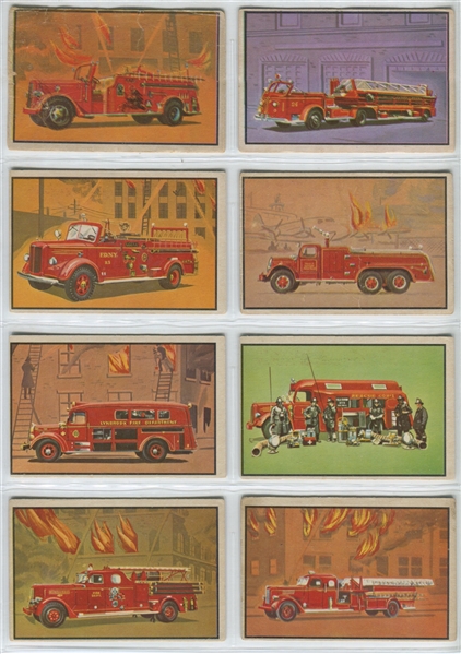 1953 Bowman Fire Fighters Complete set of (64)