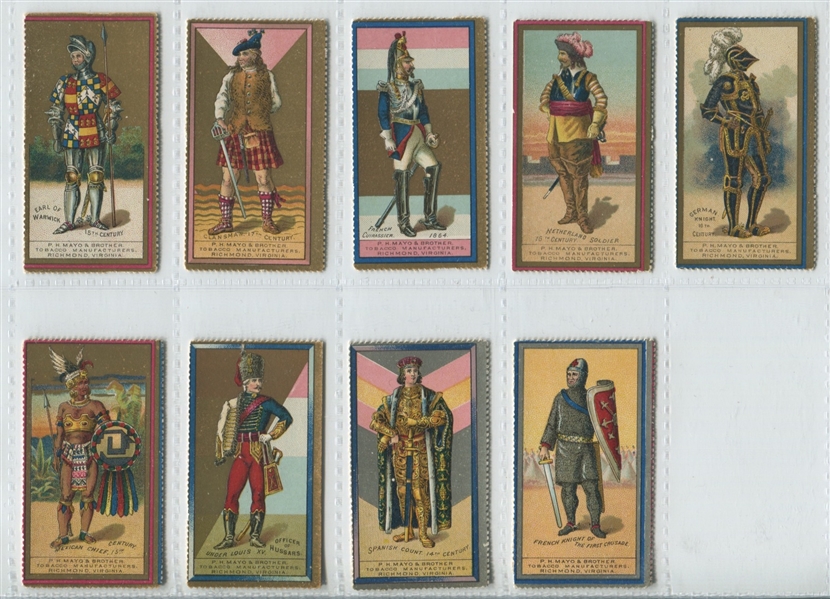 N303 Mayo Tobacco Costumes of Warriors complete set of (19)