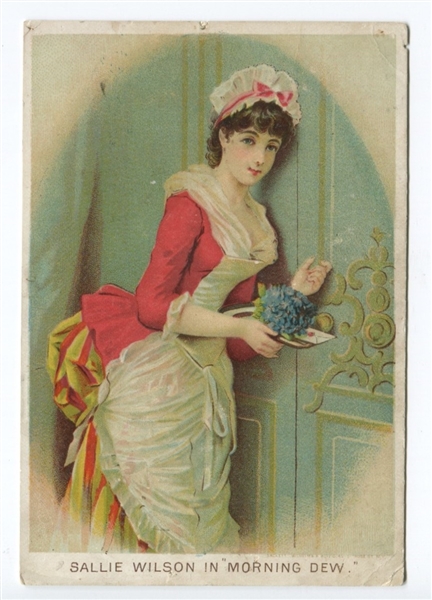 N446 D. E. Rose Cigars Actresses and Play Scenes Card - Sallie Wilson