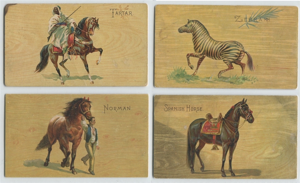N101 Duke Tobacco Breeds of Horses complete set of (25) Cards