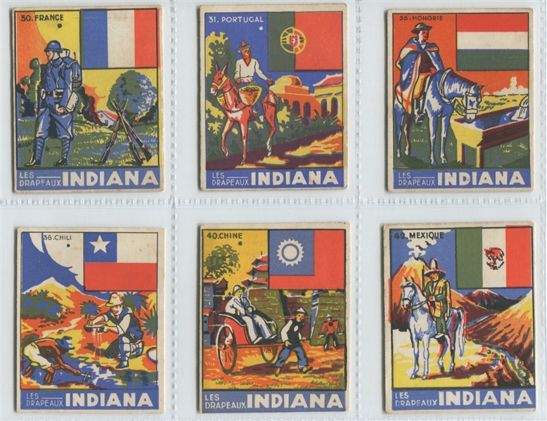 Fantastic Donat (France) Flags Group of (30) Cards