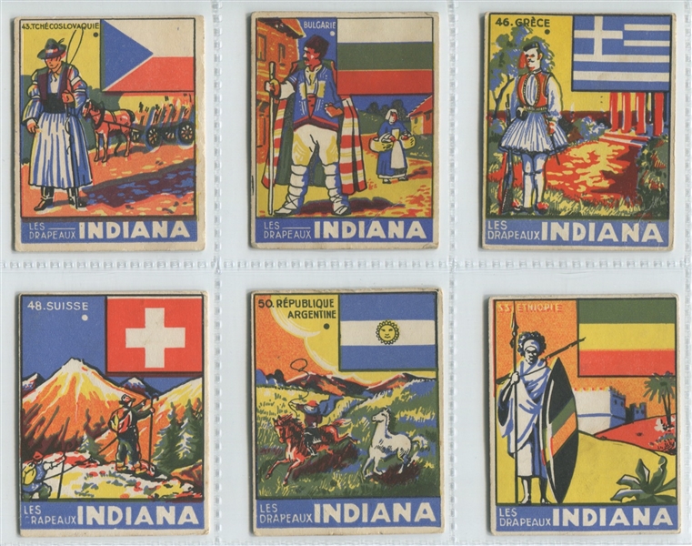 Fantastic Donat (France) Flags Group of (30) Cards