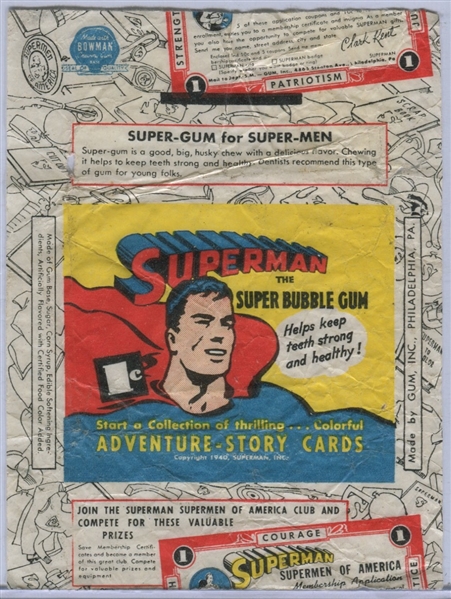 R145 Gum Inc Superman Wrapper