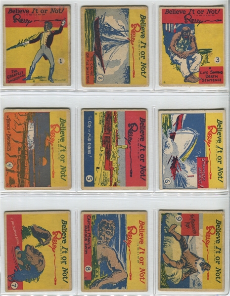 R21 Wolverine Gum Ripley's Believe It Or Not Complete Low-Number Set of (24) Cards