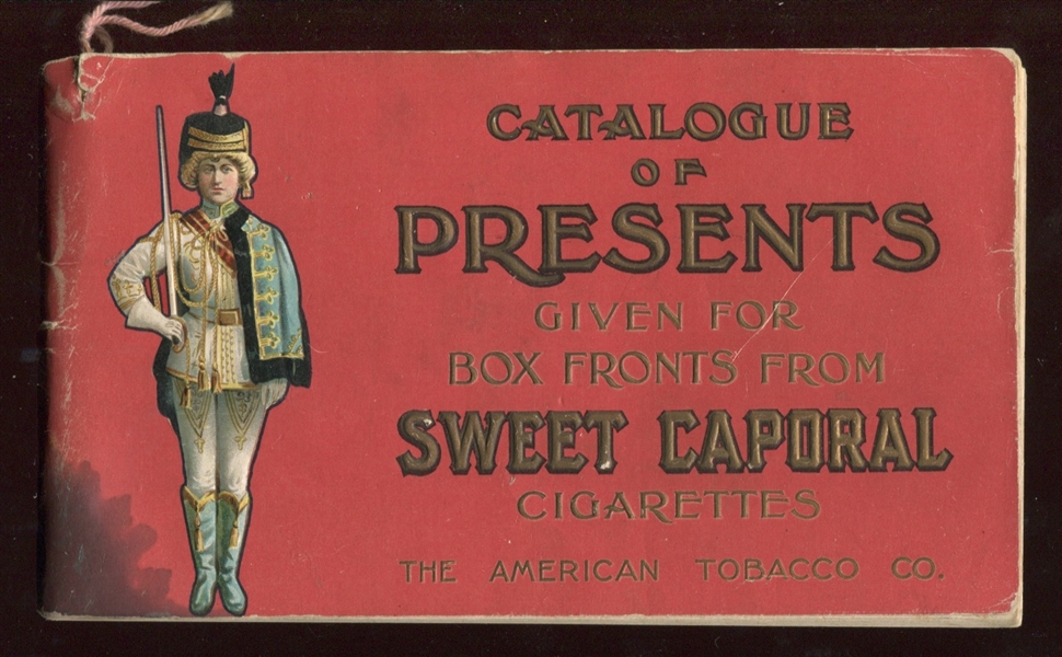1900-01 Sweet Caporal Cigarettes Catalogue of Presents Gift Offer Booklet