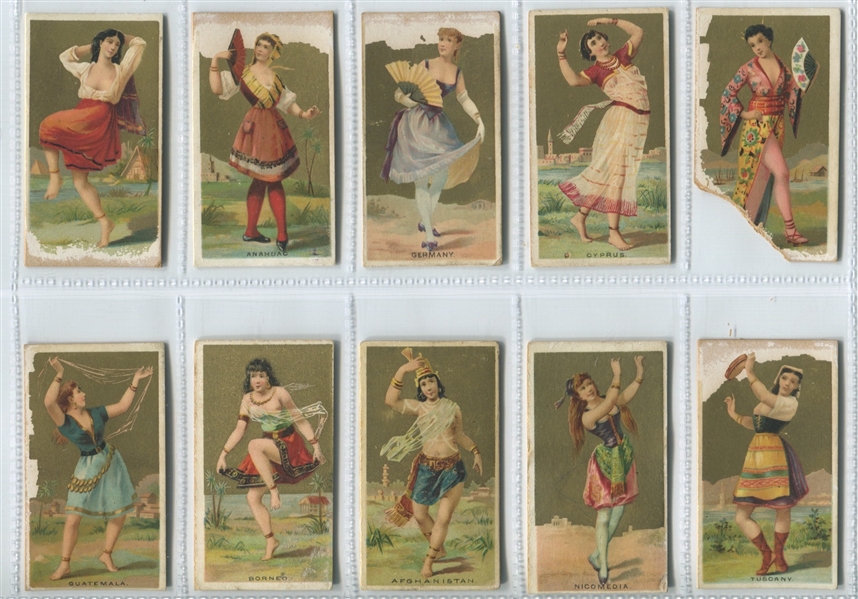 N185 Kimball Dancing Girls of the World Lot of (20) Cards