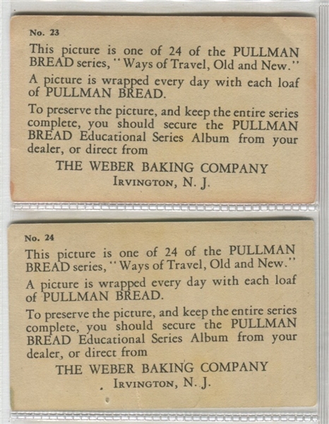 D-UNC Weber Bread Ways of Travel Near Set (18/24)
