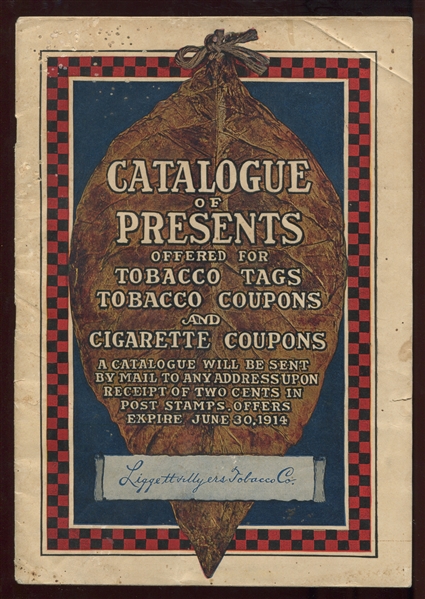 Fantastic Liggett & Myers Tobacco Redemption Catalog