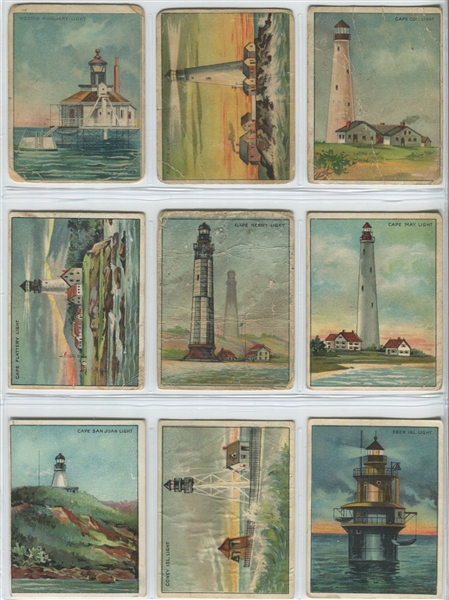 T77 Hassan Lighthouse Series Complete Set of (50) Cards