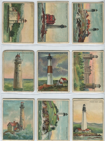 T77 Hassan Lighthouse Series Complete Set of (50) Cards