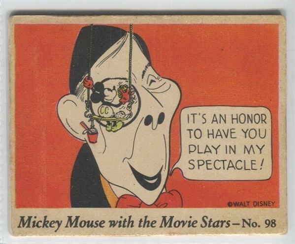 R90 Mickey Mouse and the Movie Stars #98 - George Arliss