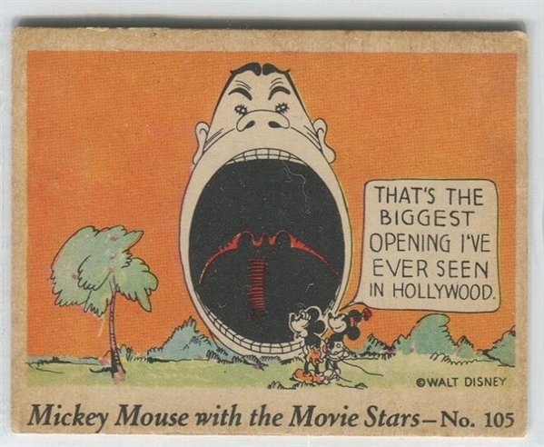 R90 Mickey Mouse and the Movie Stars #105 - Joe E Brown
