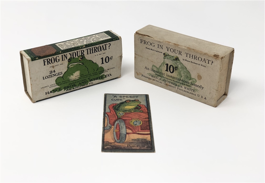 E-UNC Frog In Your Throat Type Card and Packaging