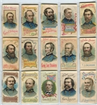 N78 Duke Tobacco Generals of the Civil War Booklet complete set of (50)