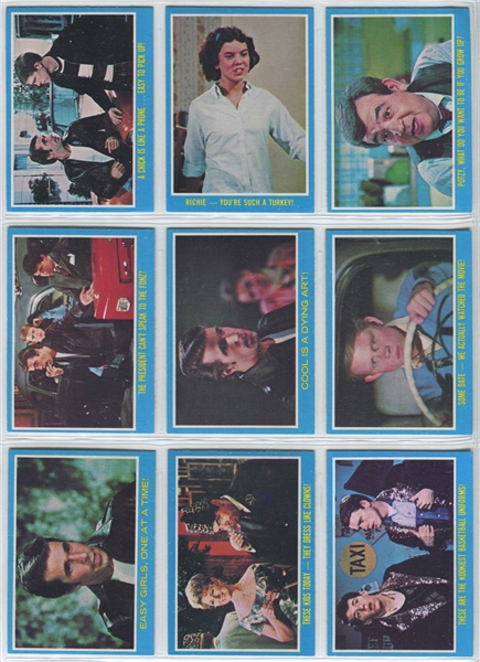 1976 Topps Happy Days Complete Set of (44) Cards and (11) Stickers