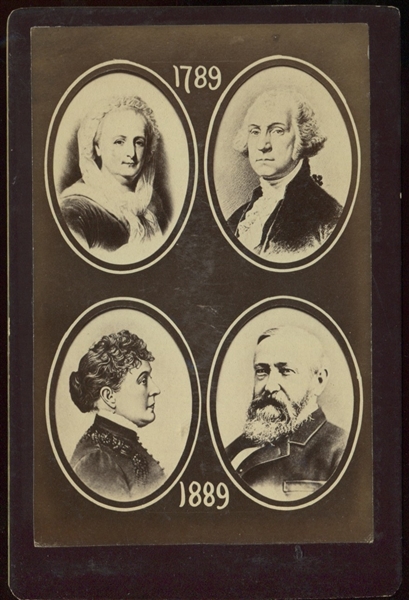 1789-1889 Washington - Harrison Presidential Cabinet Card