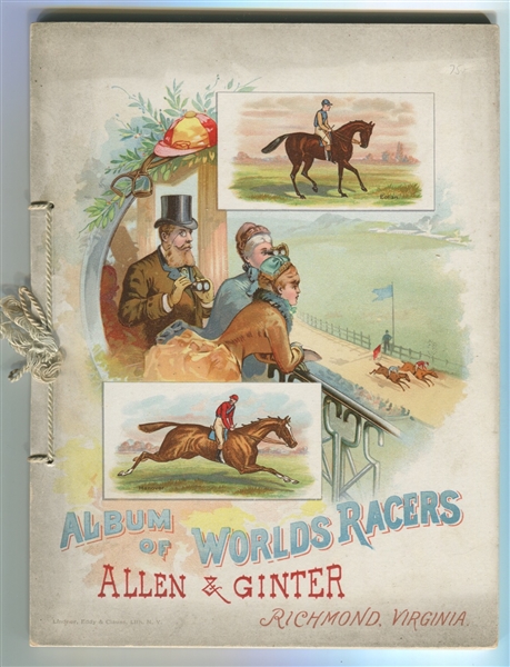 A18 Allen & Ginter World's Racers Album