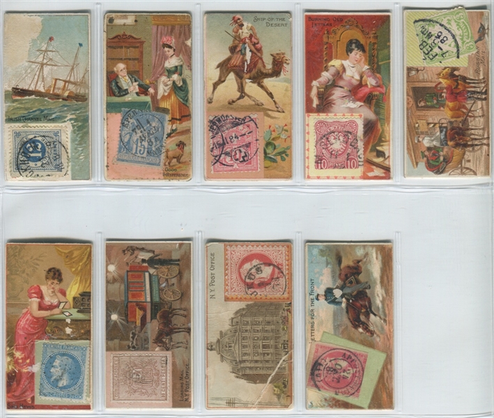 N85 Duke Tobacco Postage Stamps Near Set (39/50)
