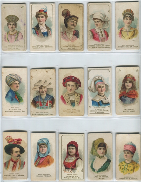 N70/N71 Duke Tobacco Actors and Actresses lot of (15) Cards