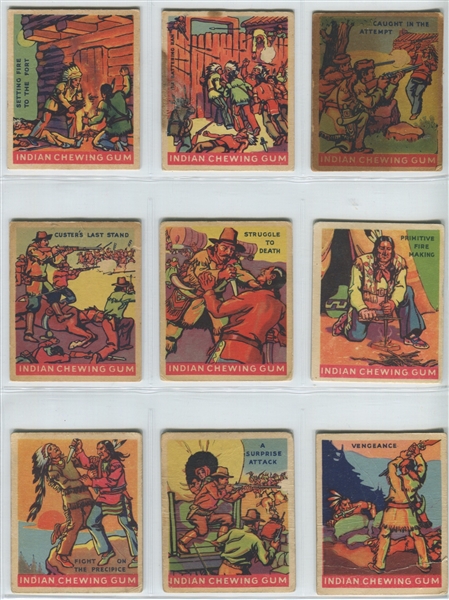 R73 Goudey Indian Gum Near Set (22/24) Series of 312 Cards