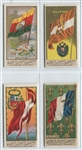 N9 Allen & Ginter Flags of All Nations Lot of (4) Cards