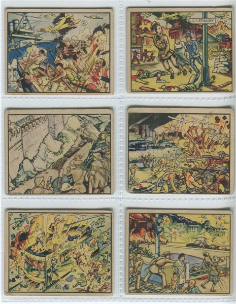 1938 O-Pee-Chee Horrors of War Lot of (15) Low Number cards