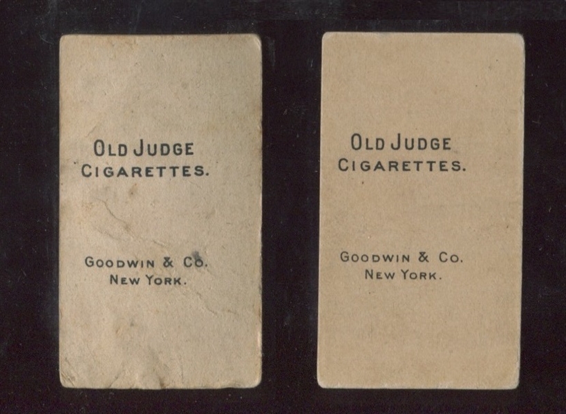 N493 Goodwin Old Judge Lot of (2) Actress Cards