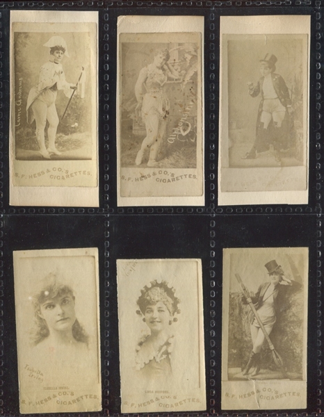 N330 S. F. Hess Actors & Actresses Lot of (16) Cards