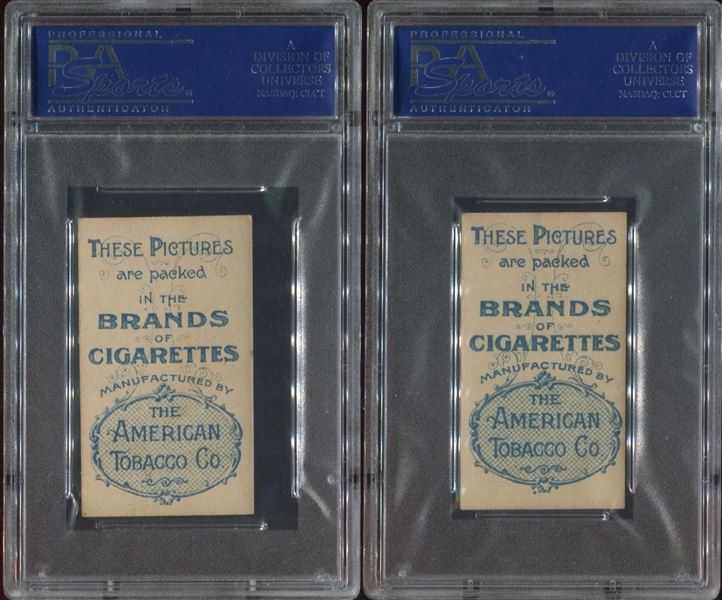 T430 American Tobacco Company (ATC) Views Lot of (2) PSA6-Graded Cards