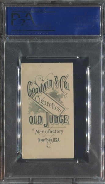 N164 Goodwin Old Judge Flowers Bachelor's Button PSA5.5 EX+
