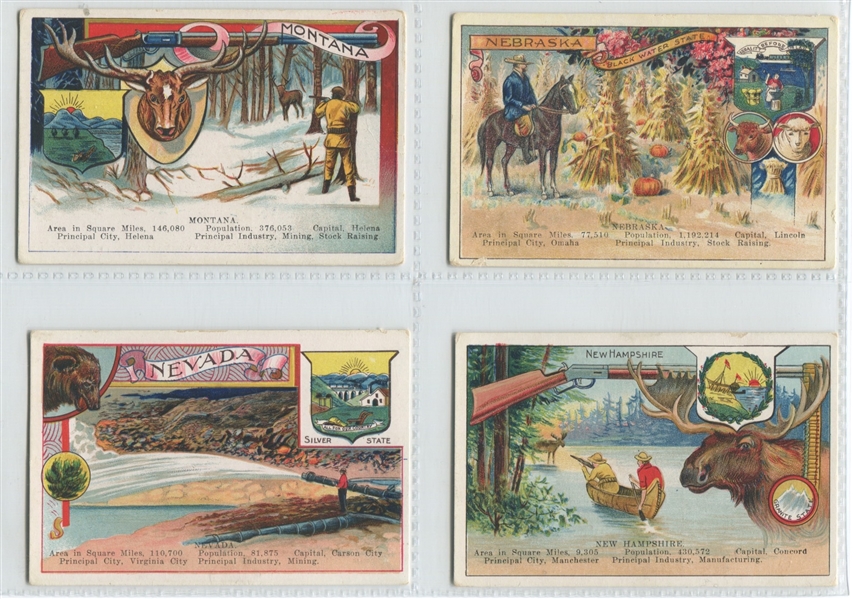 D22 Cushman Bread Cards of States Complete Set of (48) Cards