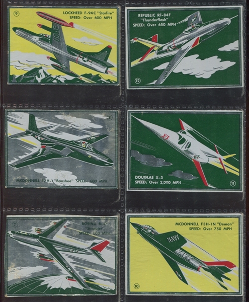 F332-1 Good Luck Margarine Airplane set of (32) Cards