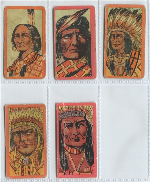 T74 Booker Tobacco Indian Near Set (25/35)