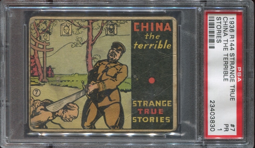 R144 Wolverine Gum Strange True Stories #7 China The Terrible 