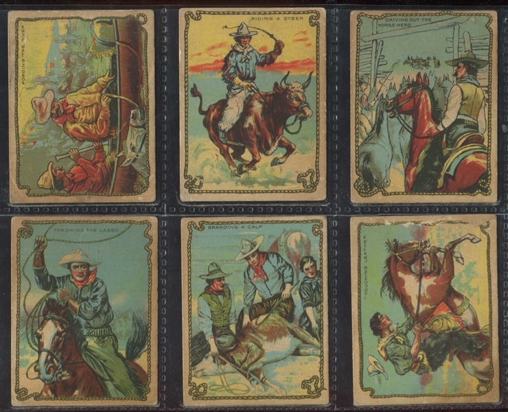 V290 Hamilton Chewing Gum Cowboy Series Complete Set of (50) Cards