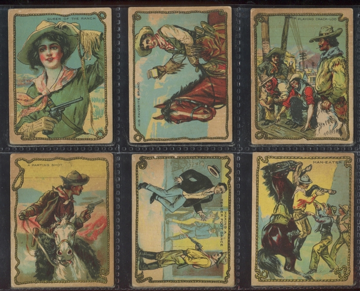 V290 Hamilton Chewing Gum Cowboy Series Complete Set of (50) Cards