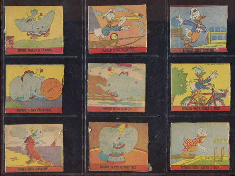 R161 Walt Disney Comics Strip Card Complete Set of (32)