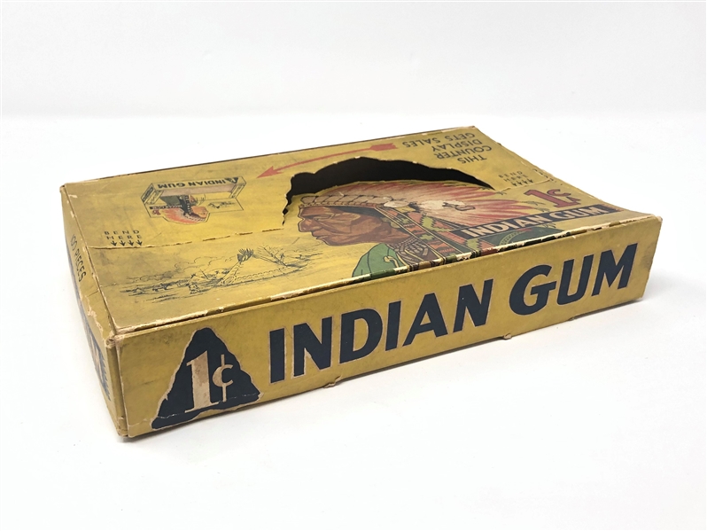 Beautiful 1933 Goudey Indian Gum Wax Box