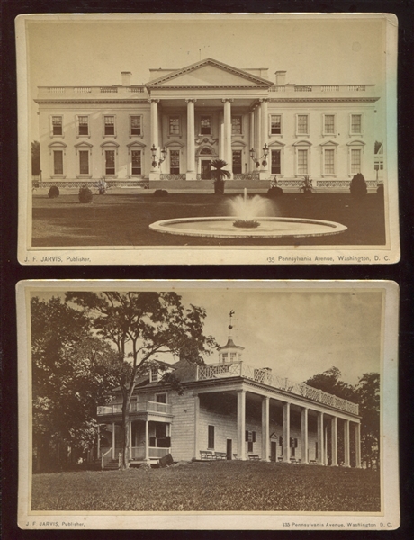 Lot of (3) 1890's Jarvis Publishing Washington DC Cabinet Cards