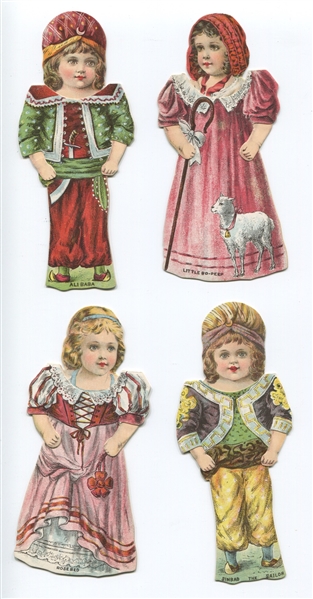 E-UNC Stollwerck's Cocoa and Chocolate Paper Doll Complete set of (16)