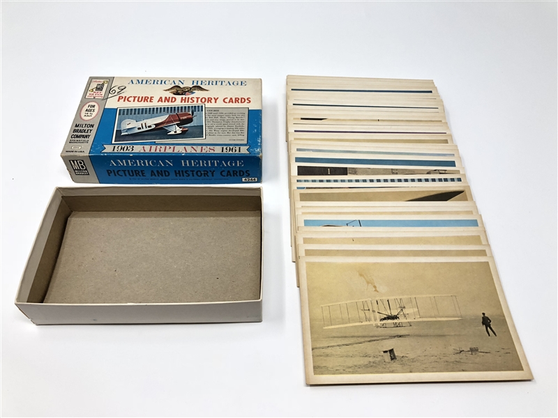 American Heritage Picture & History Cards “Airplanes” Boxed Set of (40) Cards