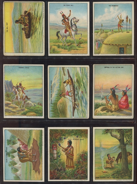 T73 Hassan Tobacco Indian Life in the 60's Complete Set of (50) Plus Variation