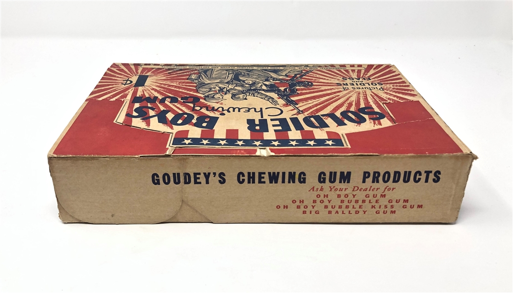 Beautiful 1930's Goudey Soldier Boys Wax Box