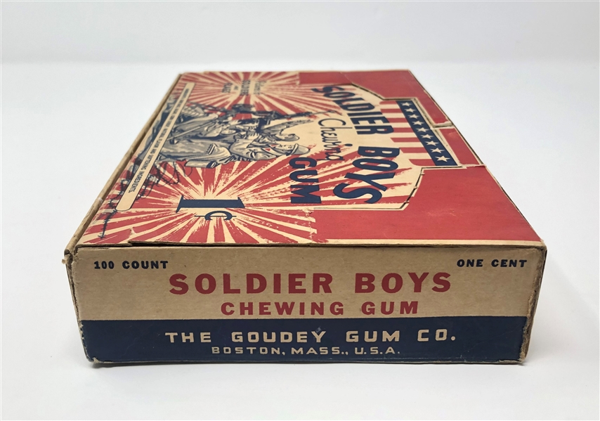Beautiful 1930's Goudey Soldier Boys Wax Box