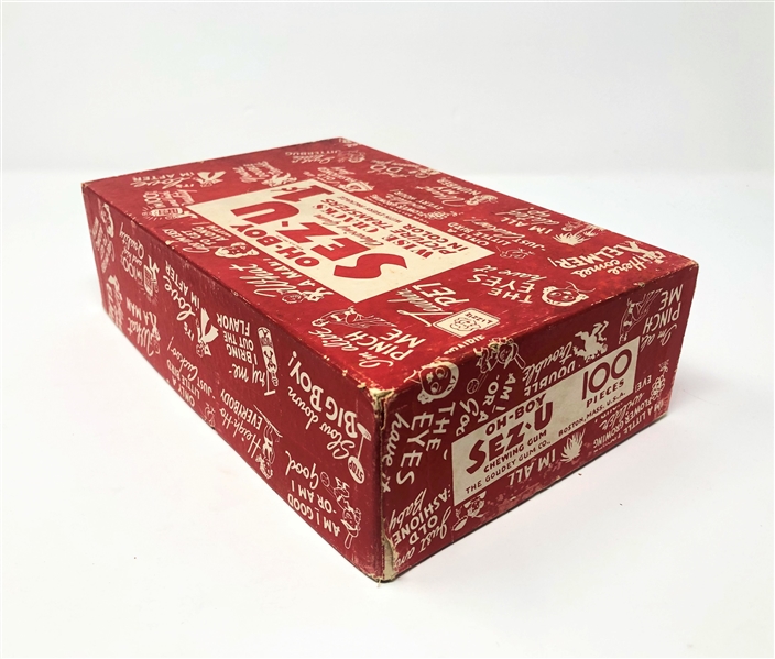1930's Goudey Gum Oh-Boy Sez-U Chewing Gum Complete Box
