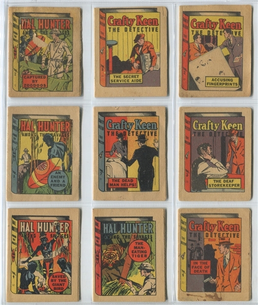 R25 Goudey Gum Thrilling Stories Booklets lot of (19)