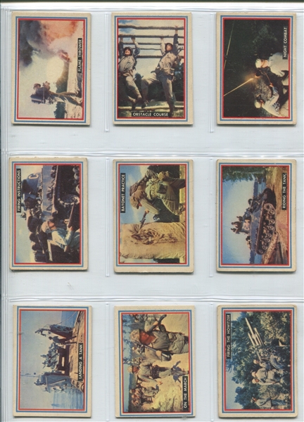 1953 Topps Fighting Marines Complete Set of (96) Cards