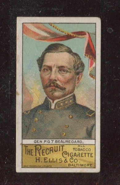 N377 H Ellis Tobacco Civil War Generals P. T. Beauregard 