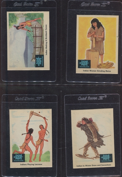 1959 Fleer Indians Complete Set of (80) Plus (2) Variations